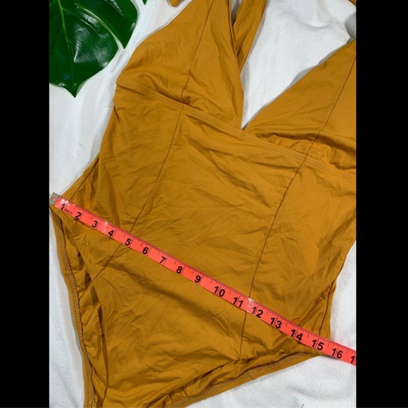 NEW L Space Isabelle One-Piece Swimsuit 12 Yellow - Picture 4 of 8